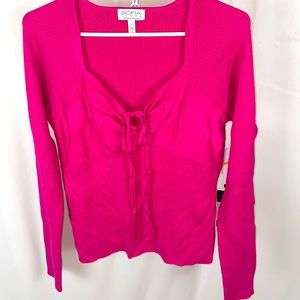 NWT Sofia Vergara Halter Tie Sweater
